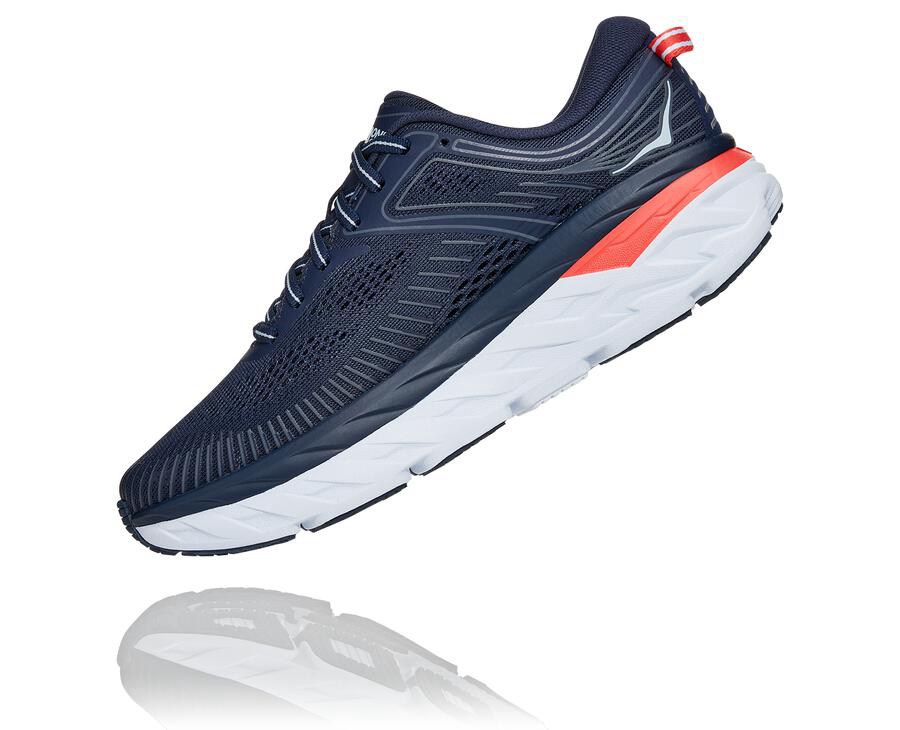 Hoka One One Tenisky Damske Námornícka Modrá/Biele - Bondi 7 - 05794-CHFK